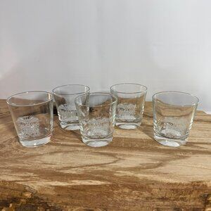 Vintage - Navy Officer Crest - Old Fashion - Lowball - Glasses